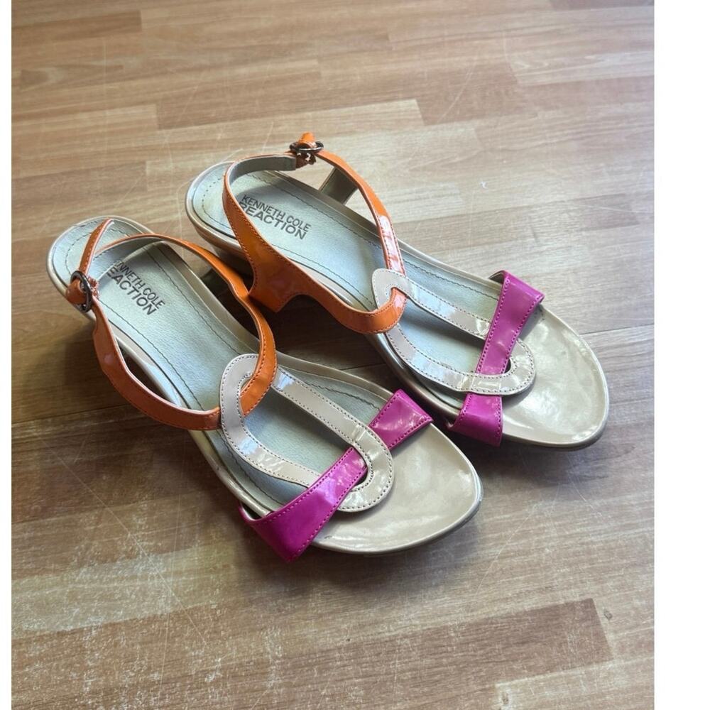 Kenneth Cole Reaction "Fun of It" Wedge Sandals size 6.5